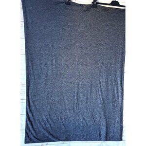 Brushed Jersey Knit Fabric Cut 70 * 90 In ( 1.9 yd* 2.5 yd) Gray Melange Stretch